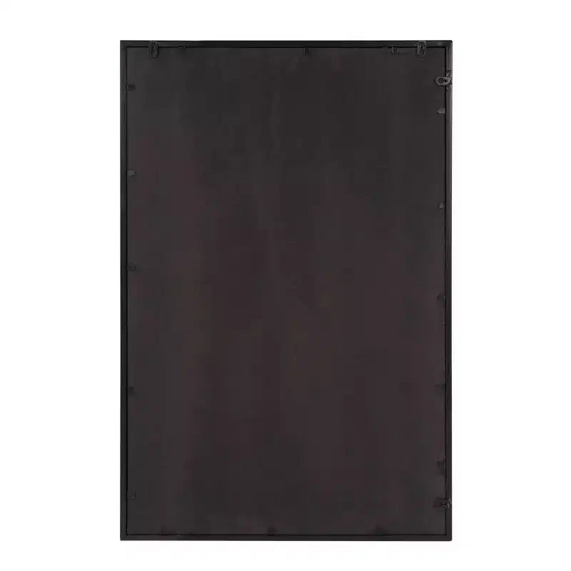 Howard Elliott 40"x40" Textured Iron Framed Ronan Octagonal Mirror Dark Gray: Modern Style, Wall Mount, No Assembly Required