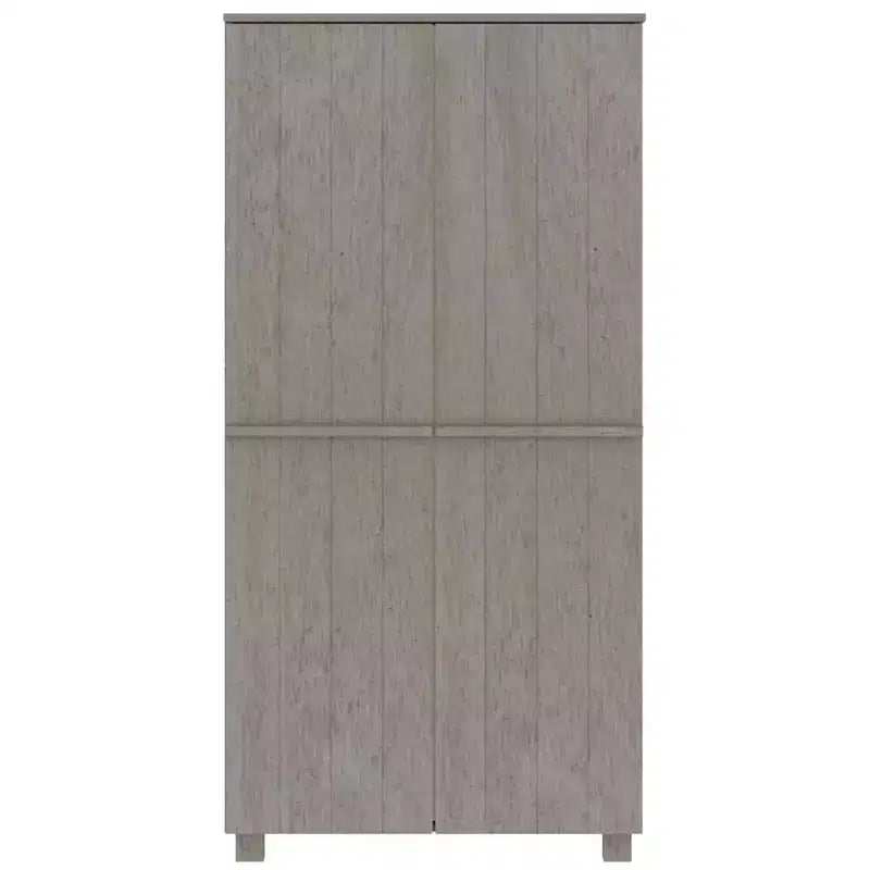 vidaXL HAMAR Wardrobe Light Gray 35x19.7x70.9 Solid Wood Pine