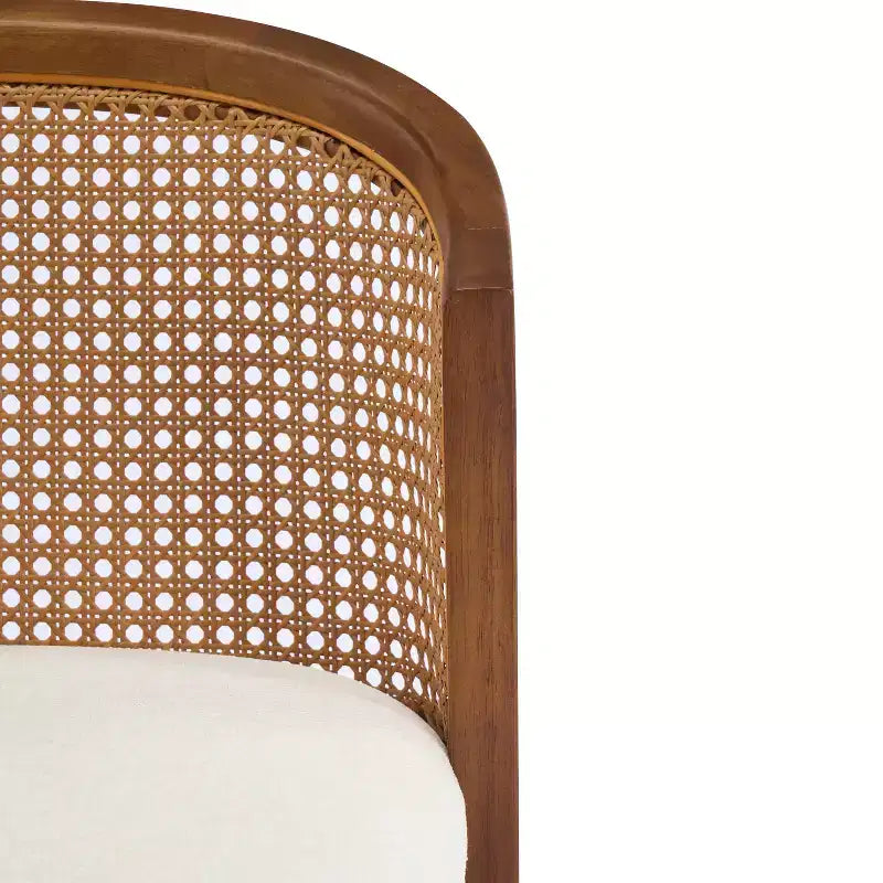 Christopher Knight Home Mansoor Rattan and Rubberwood Upholstered Counter Stools