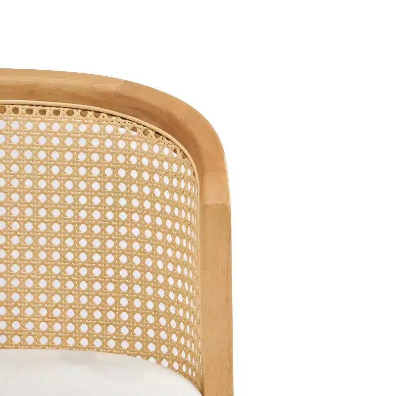 Christopher Knight Home Mansoor Rattan and Rubberwood Upholstered Counter Stools