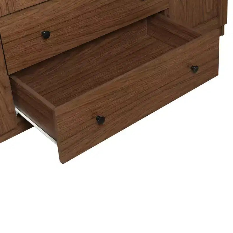 4 Door Wardrobe Armoire Closet with 2 Drawers