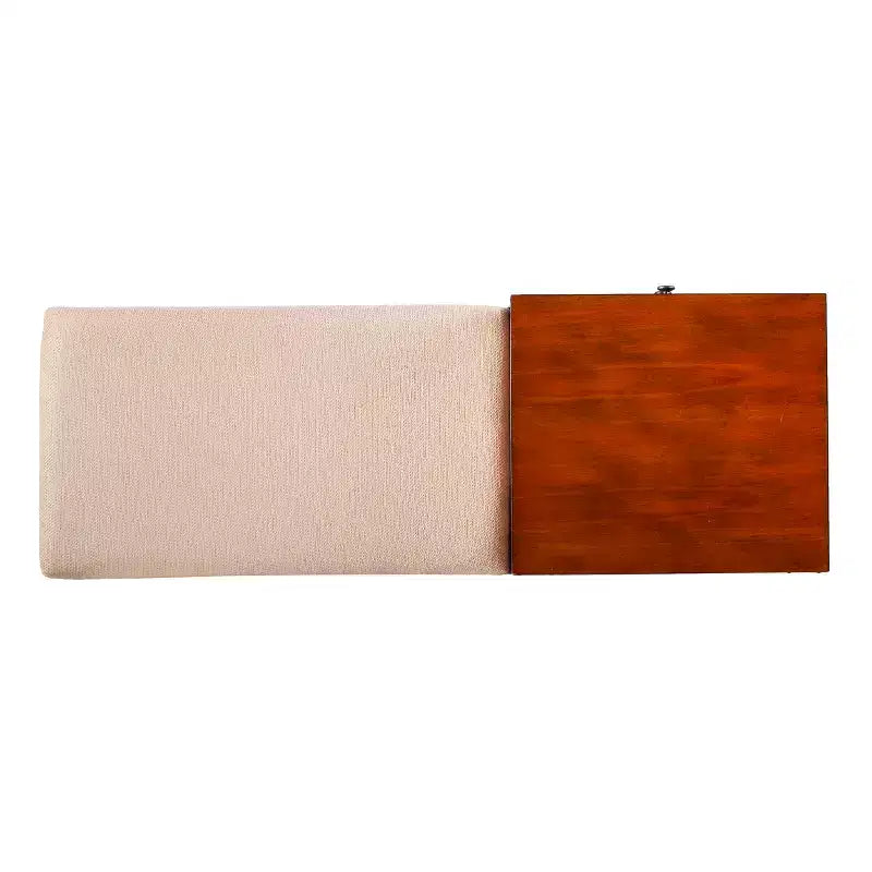 Rhoda Upholstered Bench with Storage - Brown - SEI