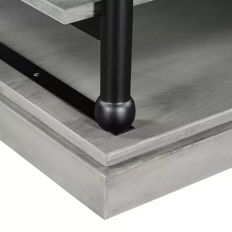 Christopher Knight Home Cortez Modern 55 Wood Coffee Table with 2 Open Storage Shelves
