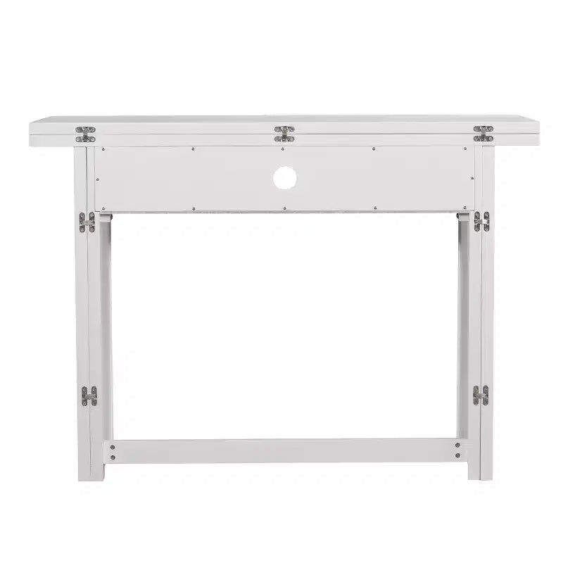 Kempsey Convertible Console-to-Dining Table - White - SEI