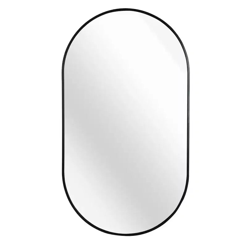 Gold 20 x 28 Inch Metal Oval Mirror