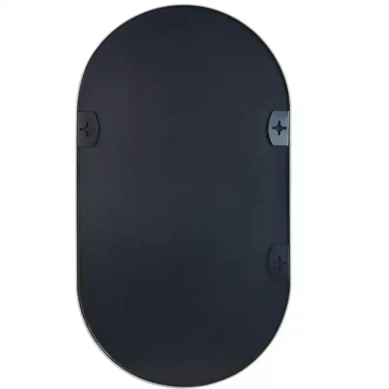Gold 20 x 28 Inch Metal Oval Mirror