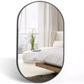 Gold 20 x 28 Inch Metal Oval Mirror