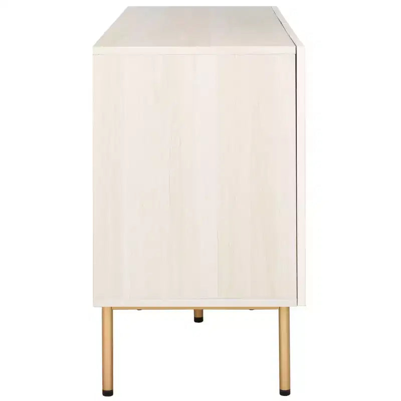 4 Door Sideboard / Media Stand with Adjustable Shelves and Cable Management