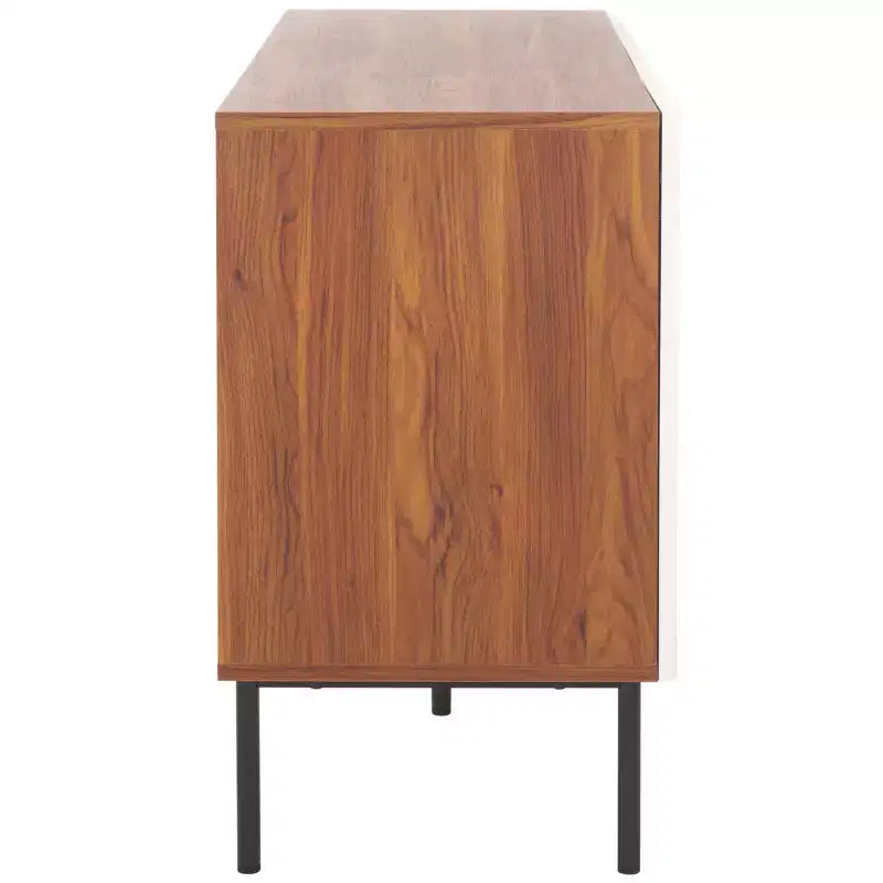 4 Door Sideboard / Media Stand with Adjustable Shelves and Cable Management