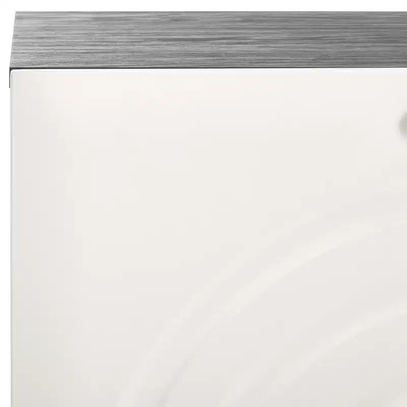 4 Door Sideboard / Media Stand with Adjustable Shelves and Cable Management
