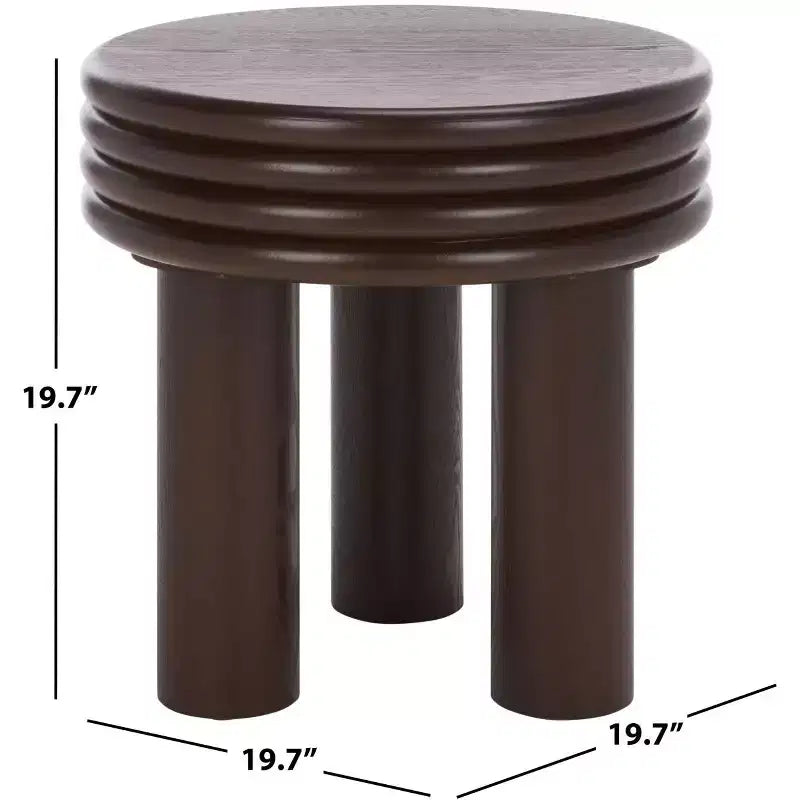 Ohana Accent Table - ACC2327 - Dark Brown - Safavieh
