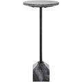Sumer Drink Table - ACC3720 - Grey Marble/Black - Safavieh