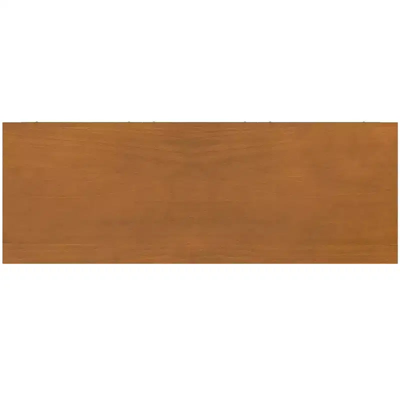 Solid Wood 48" x 44" Transitional 9-Cube Storage Unit in Light Golden Brown