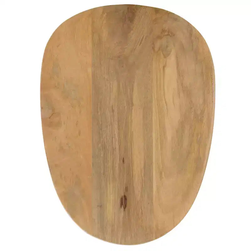 Veronica Wood And Lacquer Accent Table - SFV5787 - Natural/White - Safavieh Couture