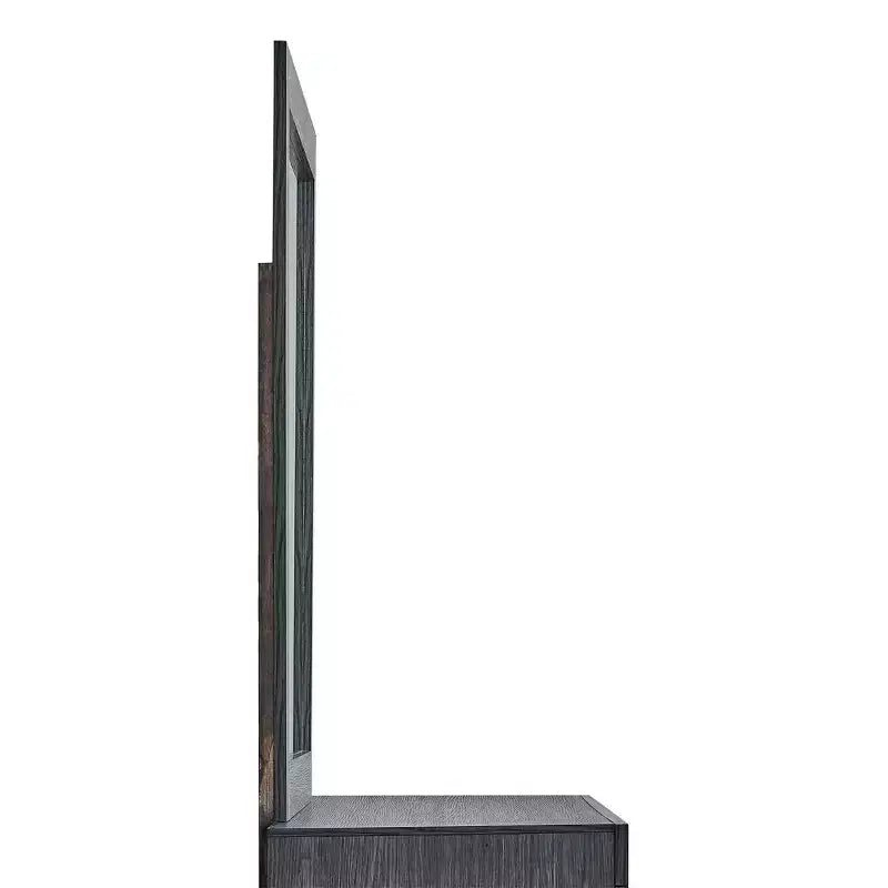 Passion Furniture Plano 39 in. W x 37 in. H Rectangle Wood Frame Dresser Mirror