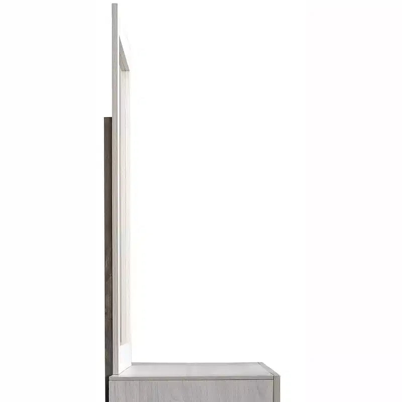 Passion Furniture Plano 39 in. W x 37 in. H Rectangle Wood Frame Dresser Mirror