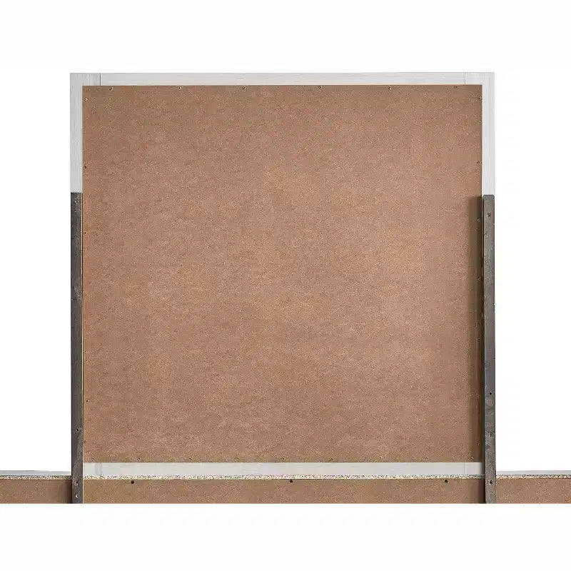 Passion Furniture Plano 39 in. W x 37 in. H Rectangle Wood Frame Dresser Mirror
