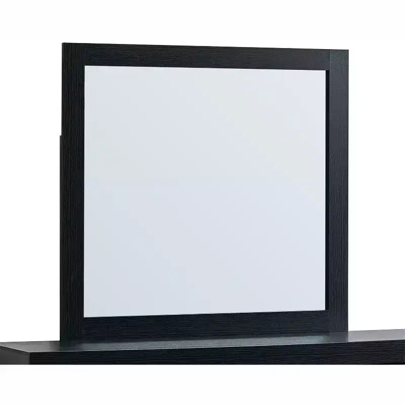 Passion Furniture Plano 39 in. W x 37 in. H Rectangle Wood Frame Dresser Mirror