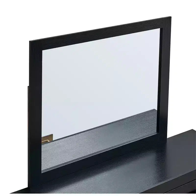 Passion Furniture Plano 39 in. W x 37 in. H Rectangle Wood Frame Dresser Mirror