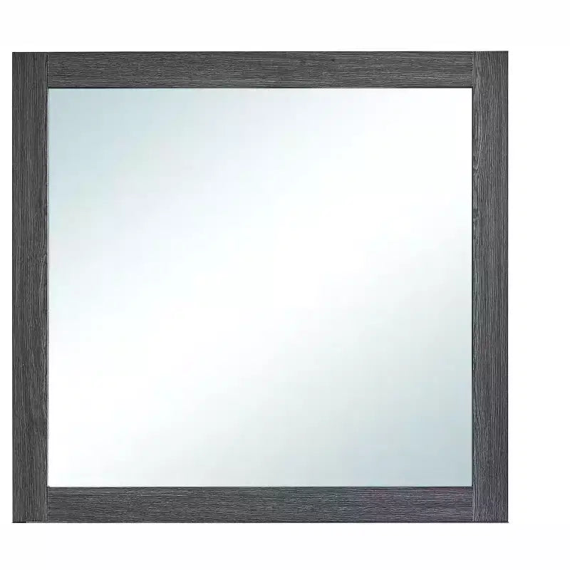 39 in. W x 37 in. H Rectangle Wood Frame Dresser Mirror