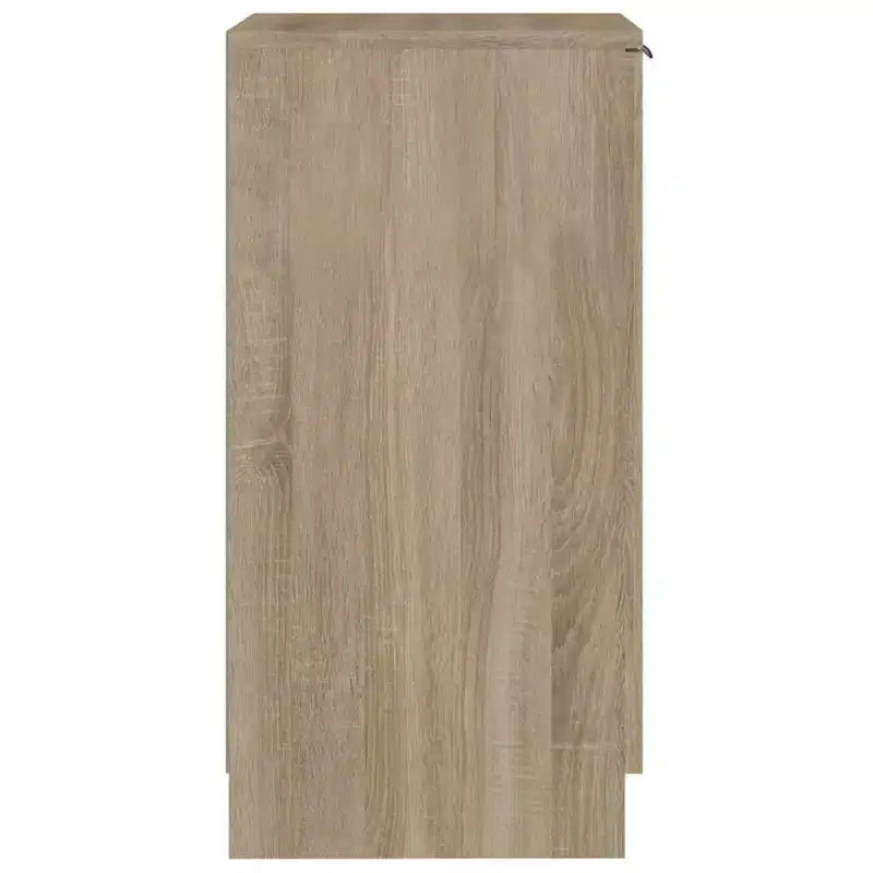 Shoe Cabinet, Sonoma Oak Engineered Wood, 11.8 x 13.8 x 27.6 in