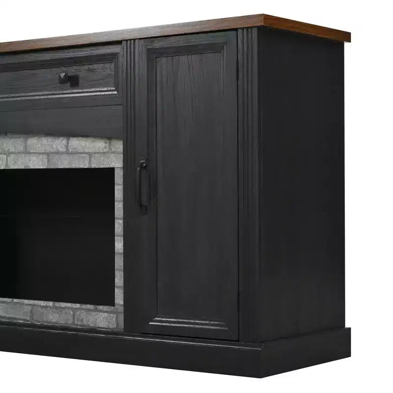 Modern TV Stand for TVs up to 70" with Drawer and Cabinets